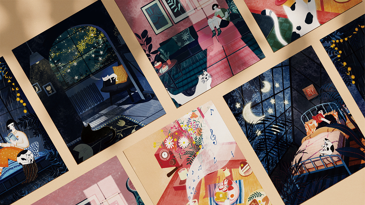 2022插画作品集（图ZMzE0MzYxNTg0） - 商业插画 - 站酷设计师卒姆托的猫原创素材 - 站酷ZCOOL