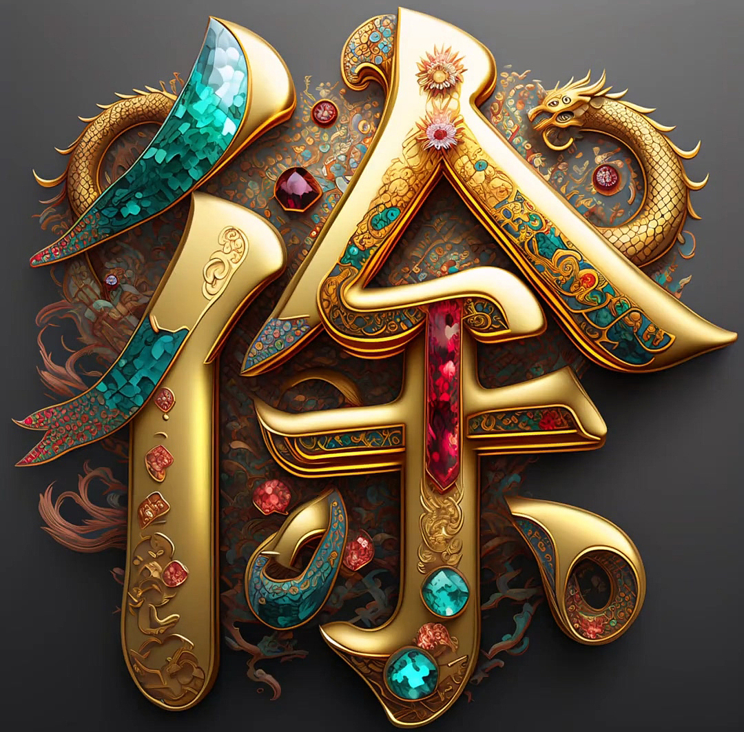 姓氏艺术字“我用2年时间”设计了全国姓氏logo头像