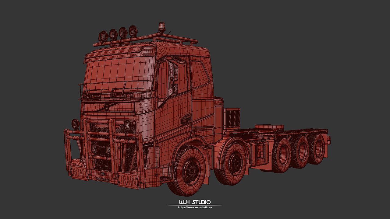 Road Train 公路列车(图ZMTI4MTEzMzMy) - 机械/交通 - 站酷设计师_WUH_原创素材 - 站酷ZCOOL