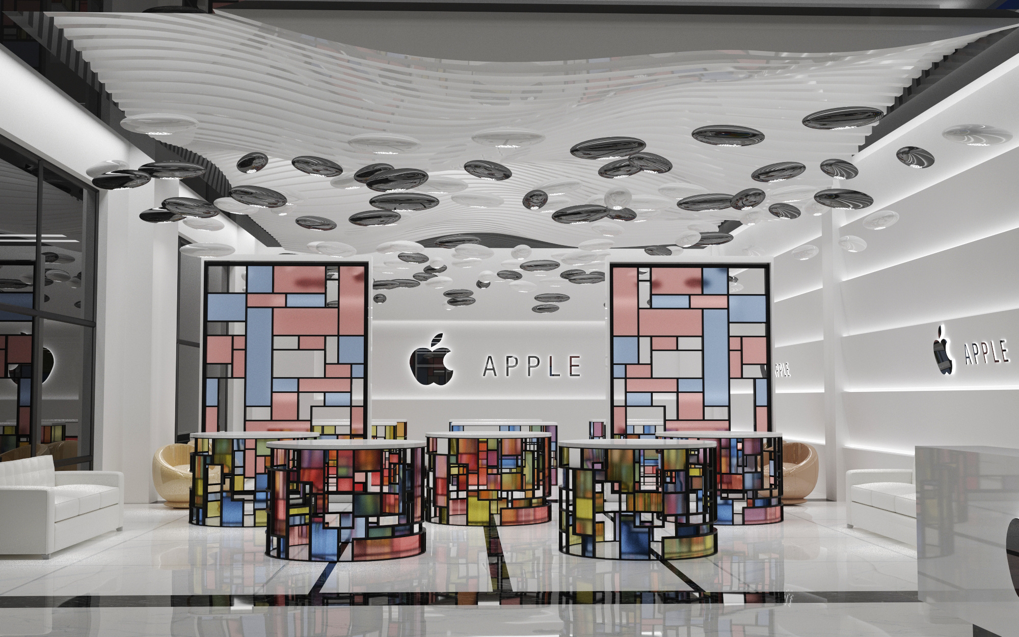 苹果体验店设计