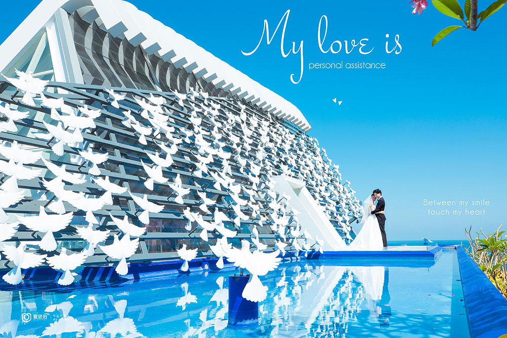 爱旅拍巴厘岛白鸽教堂旅拍