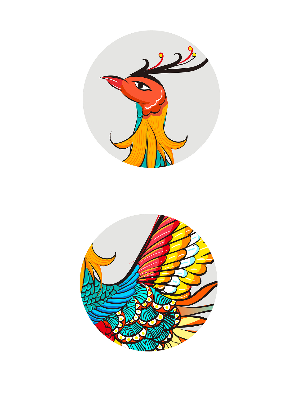 凤凰（图ZMjI5MjUxNTgw） - 创作习作 - 站酷设计师小艺杂货铺原创素材 - 站酷ZCOOL