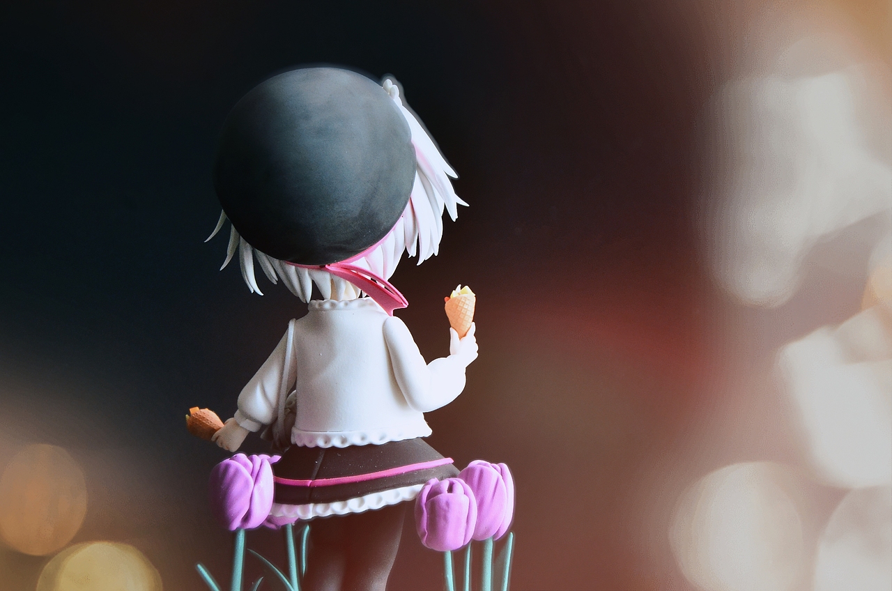 言和q版粘土手办