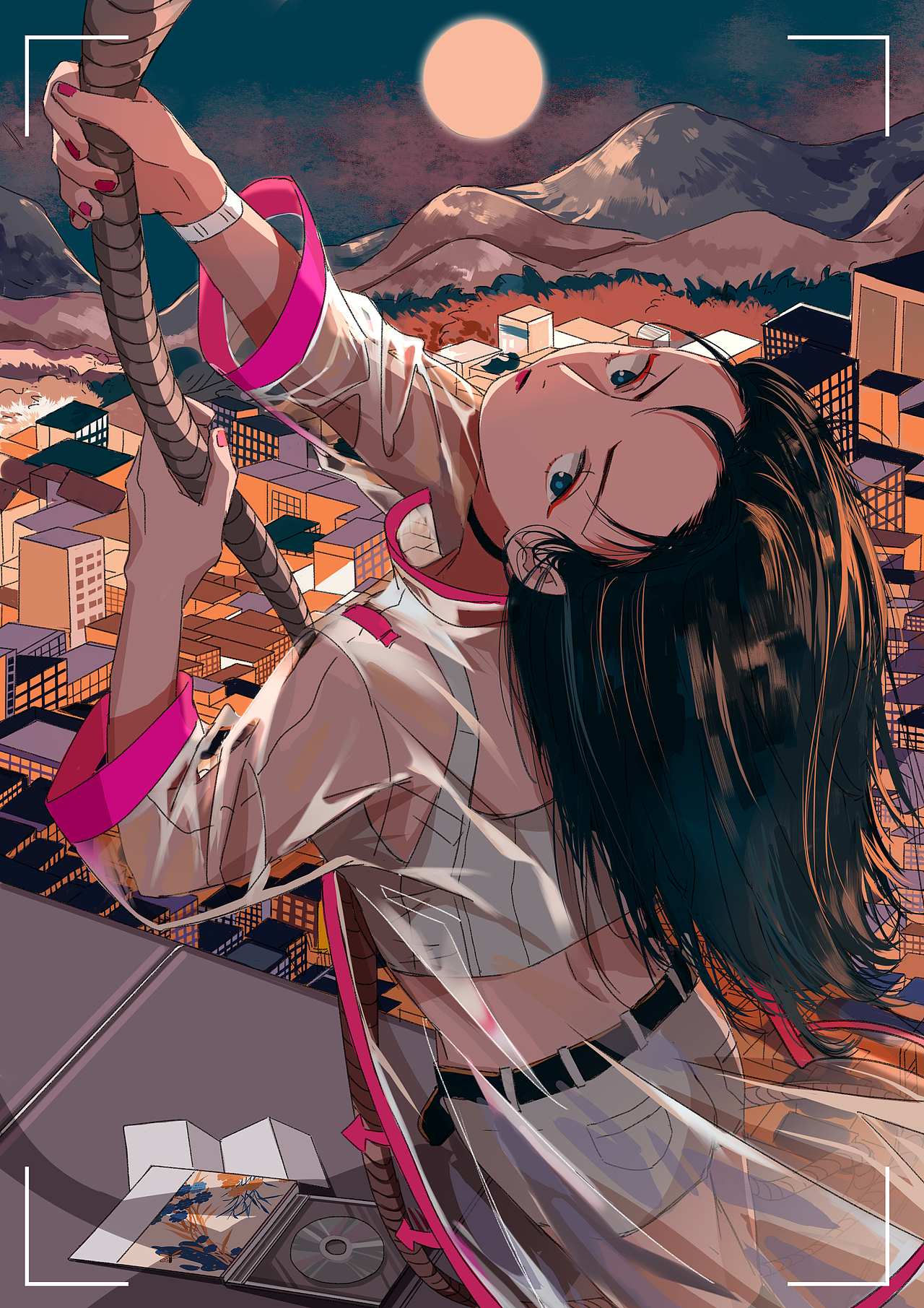 少女（图ZMjAzNzMxNDEy） - 艺术插画 - 站酷设计师MIUJIII原创素材 - 站酷ZCOOL