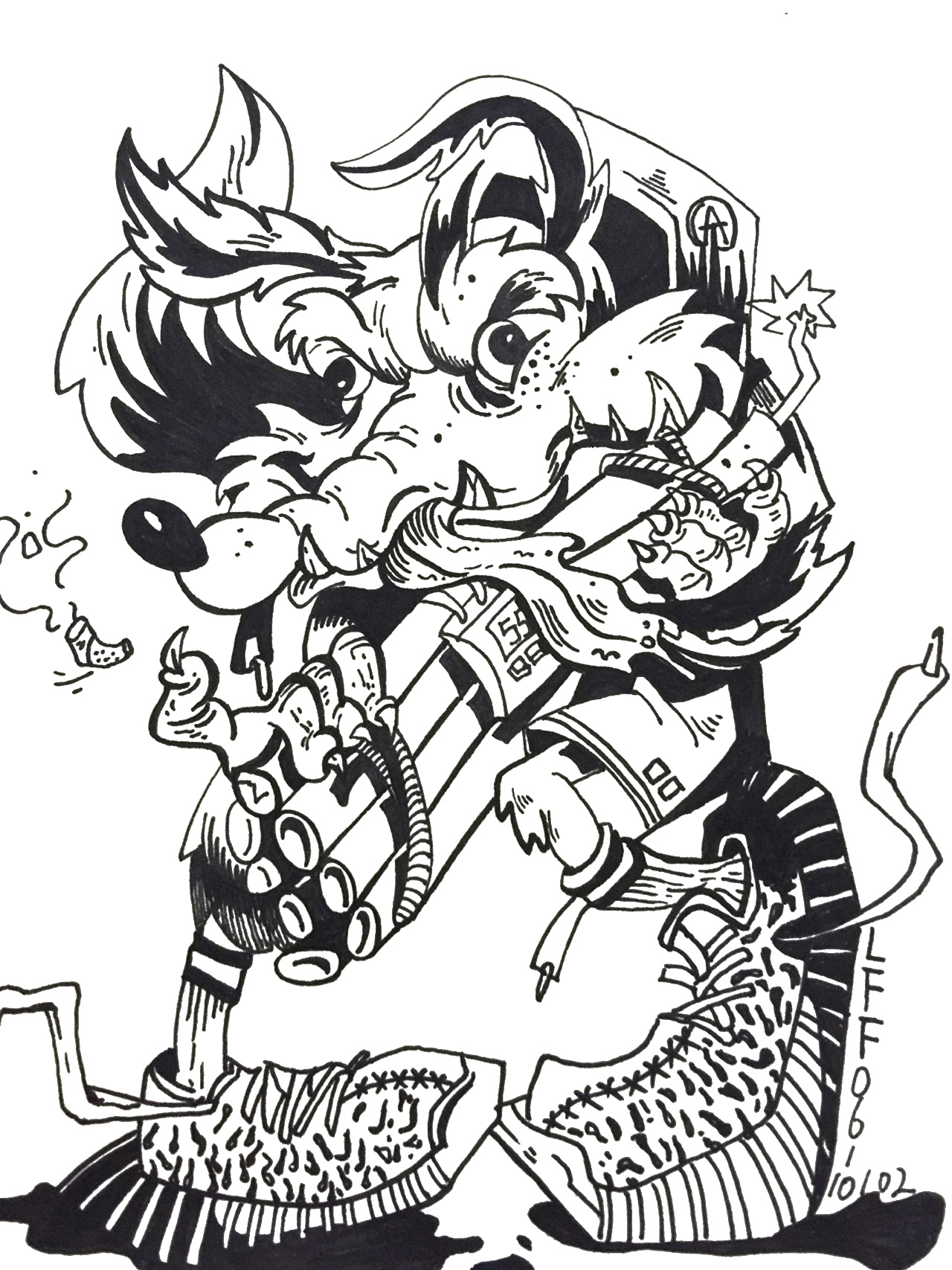 黑白插画 - 原创作品 - 站酷(zcool)