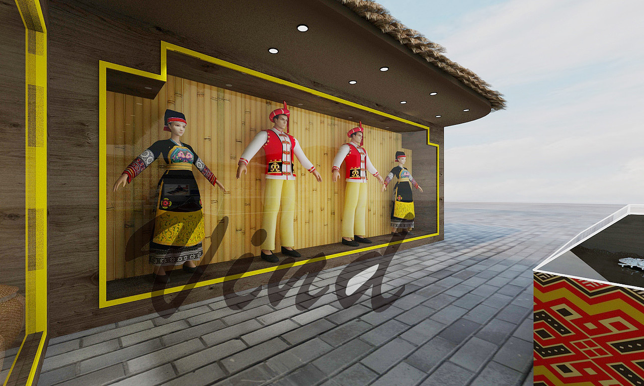 黎族展厅设计 民族特色