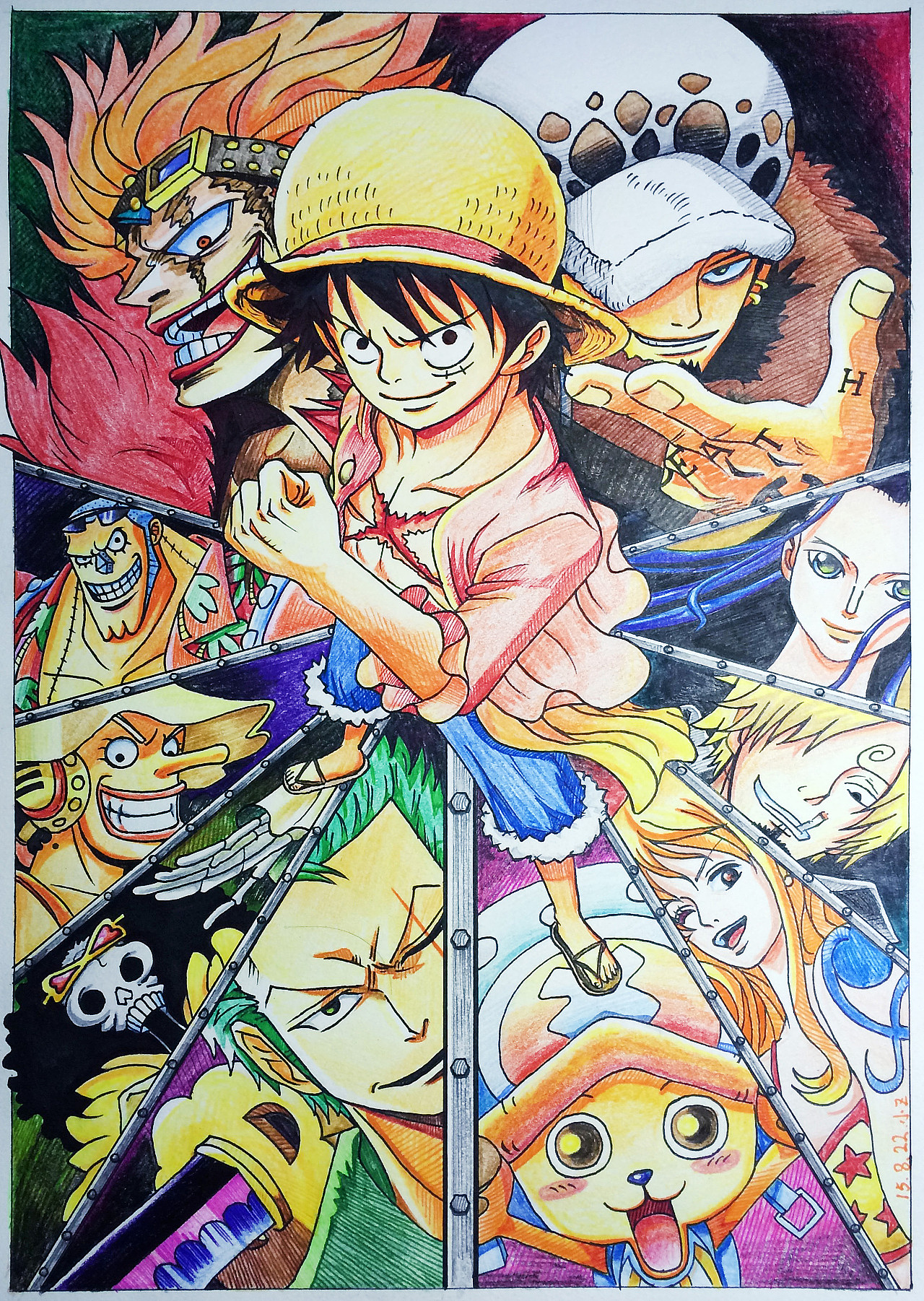海贼王|纯艺术|绘画|鹿love晗_原创作品-站酷zcool