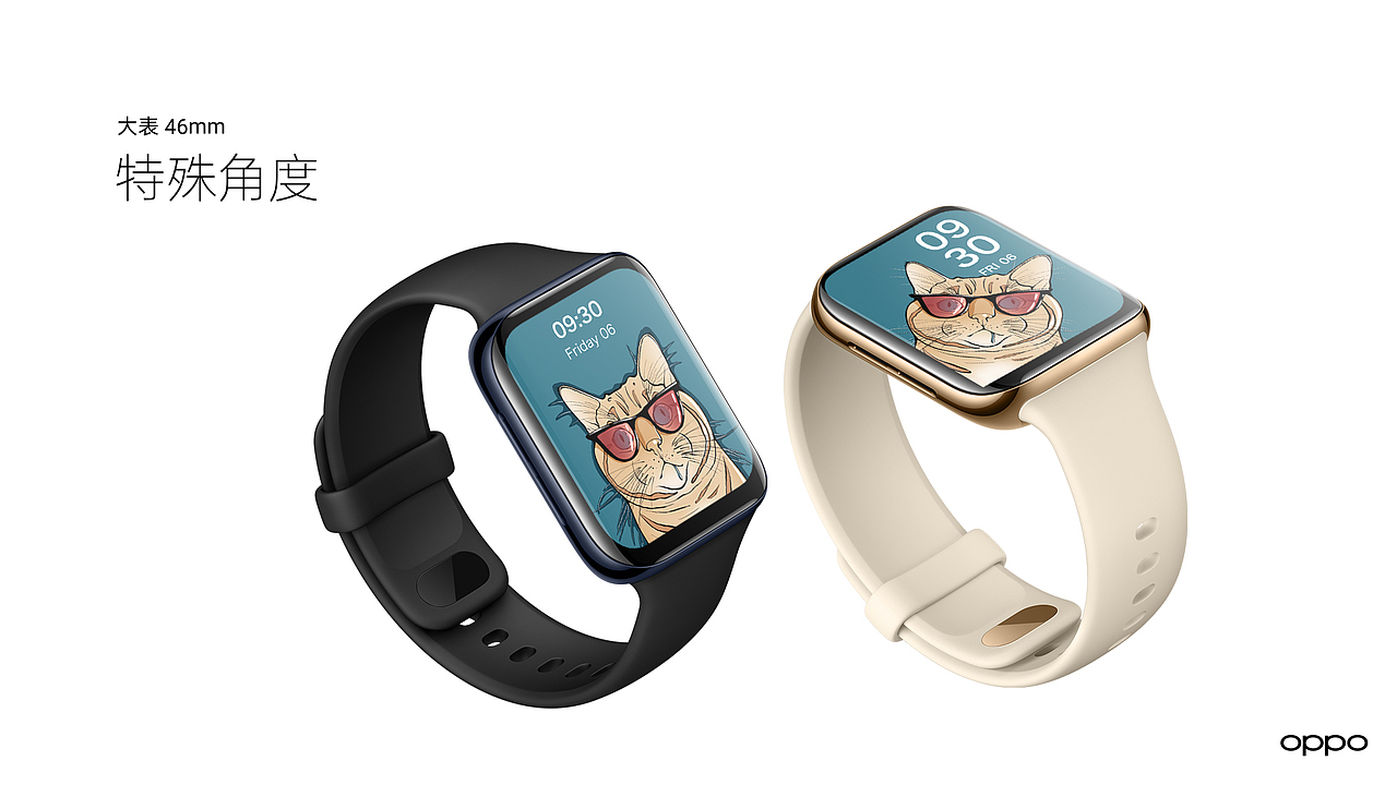 oppo watch 表盘设计 来盘这只猫（图ZMjA3NTU0NTA0） - 主题/皮肤 - 站酷设计师黄庭HT原创素材 - 站酷ZCOOL