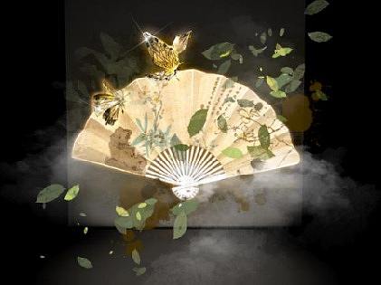 《扇缘》——3D MAPPING艺术折扇