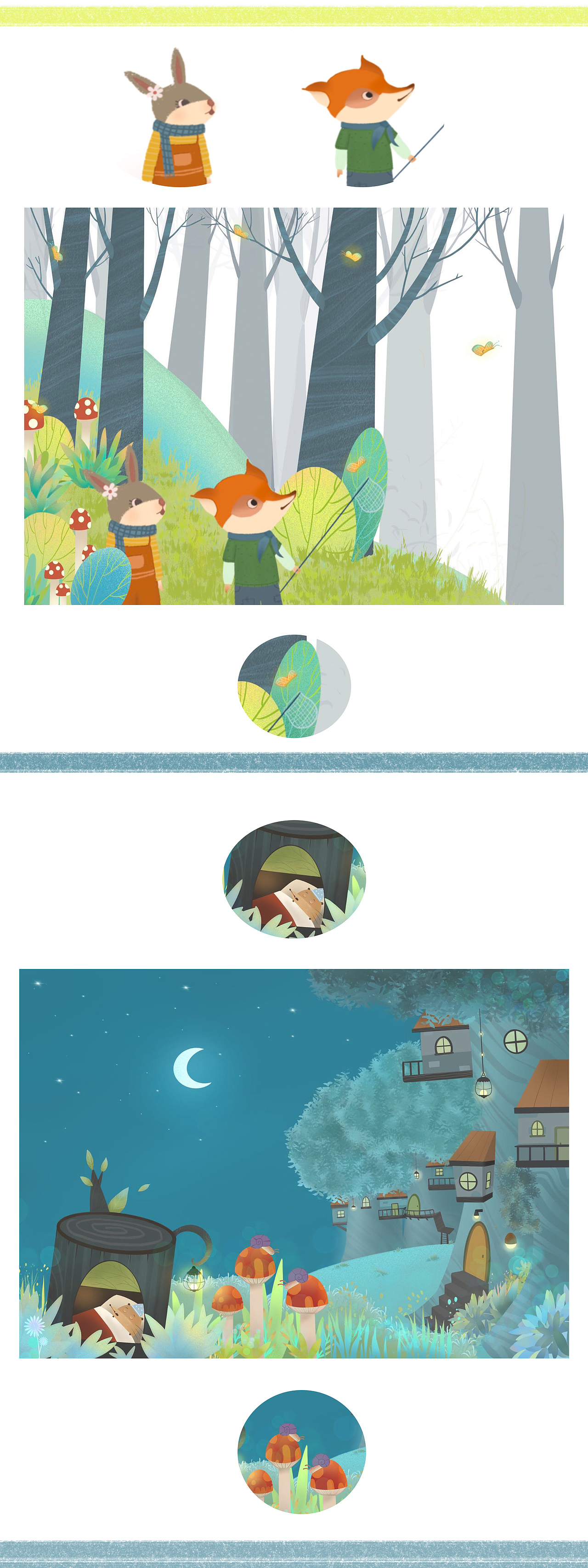 儿童插画系列（图ZMjQ0Njc2MTU2） - 儿童插画 - 站酷设计师崇明山原创素材 - 站酷ZCOOL