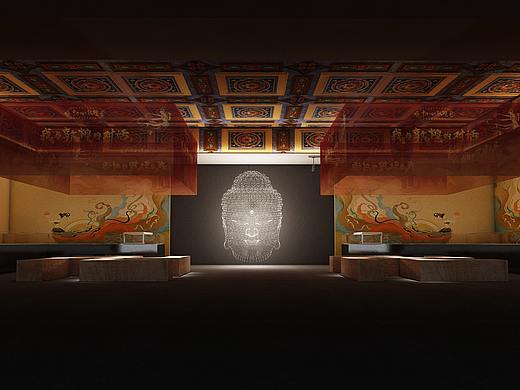 初心敦煌临展-部分展陈设计