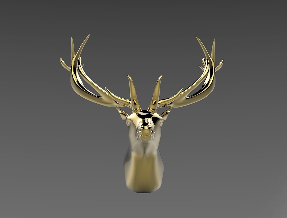 rhino动物建模-鹿