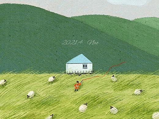 小场景儿插创作练习（个人主页-ZNTI1ODczODg=） - 儿童插画 - 站酷设计师Naooooo原创素材 - 站酷ZCOOL