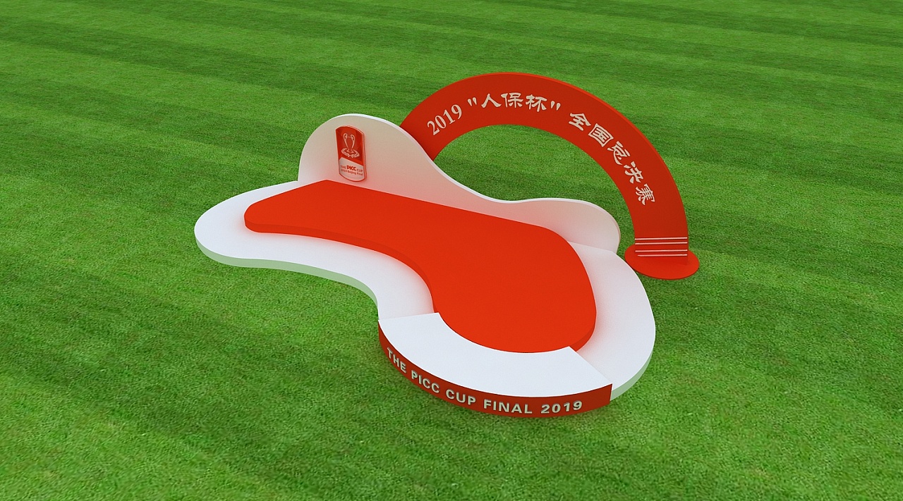 颁奖台设计3d效果图