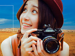旅行 相机 西部 美女