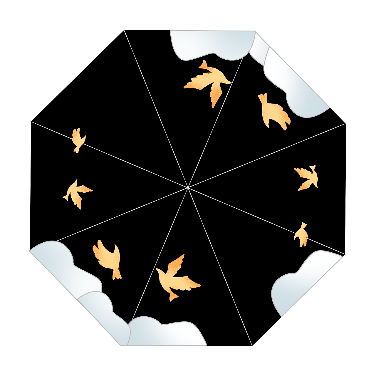 "海阔"雨伞概念图