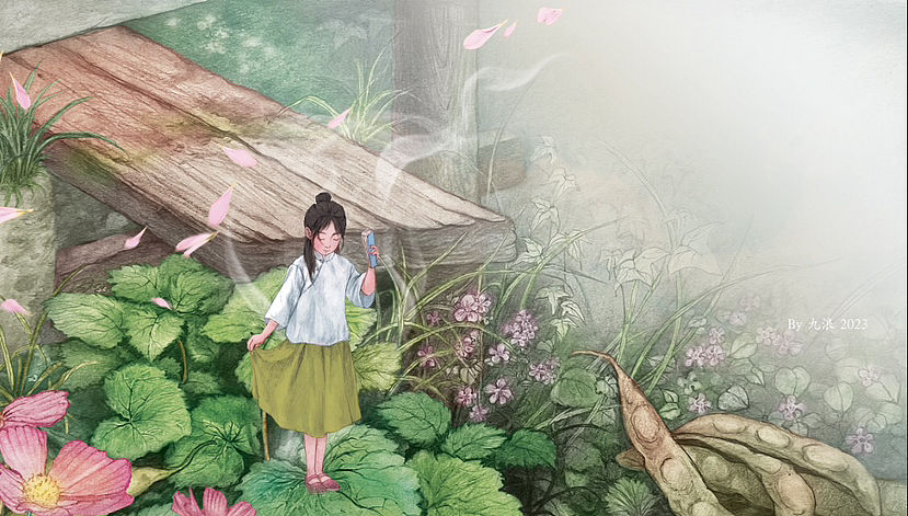 拇指小人（图ZMzM3NTM5ODI4） - 绘本 - 站酷设计师胖蛇CHER原创素材 - 站酷ZCOOL