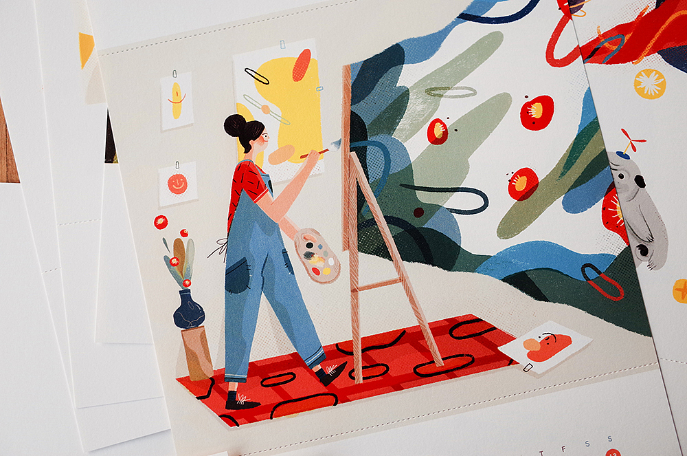 2018日历设计（图ZOTk2OTY0NjA=） - 商业插画 - 站酷设计师郝小好HaoHao原创素材 - 站酷ZCOOL