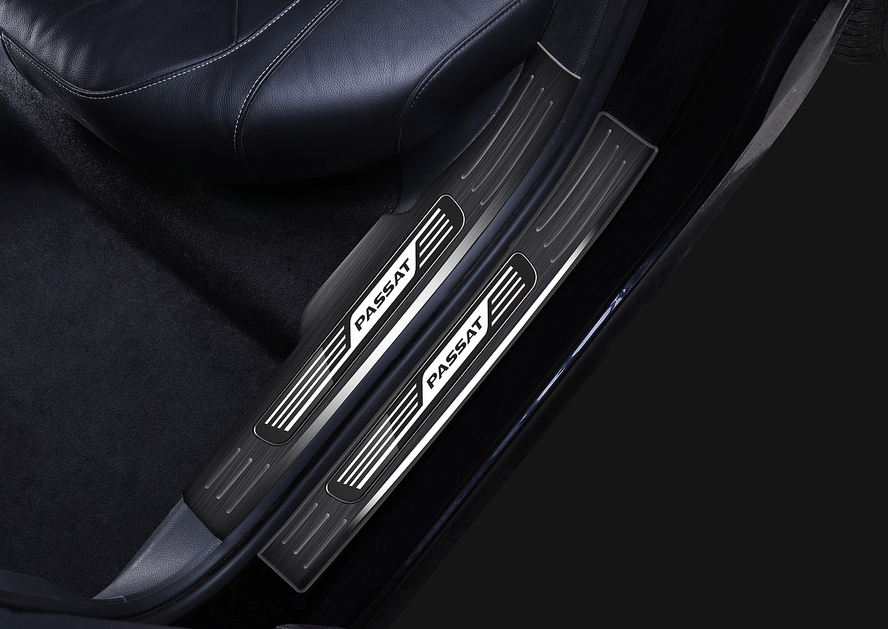 一组汽车门槛条拍摄修图