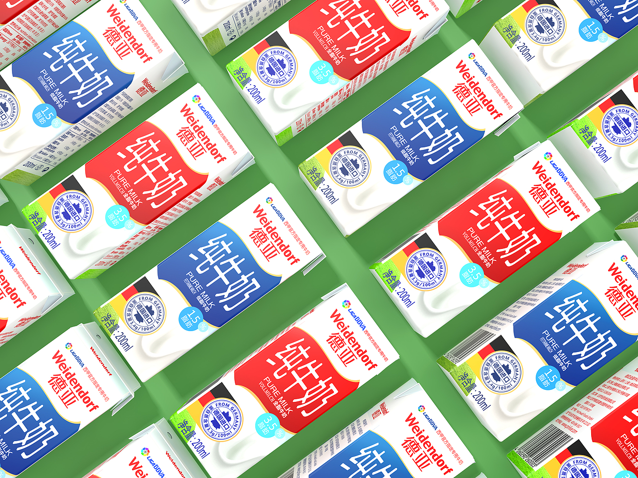 戎鹤 | 德亚牛奶包装设计