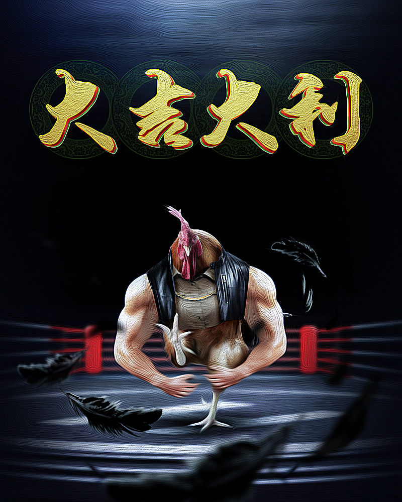 大鸡大力【大吉大利】（图ZNjg5NjMwMjg=） - 其他平面 - 站酷设计师IHXC原创素材 - 站酷ZCOOL