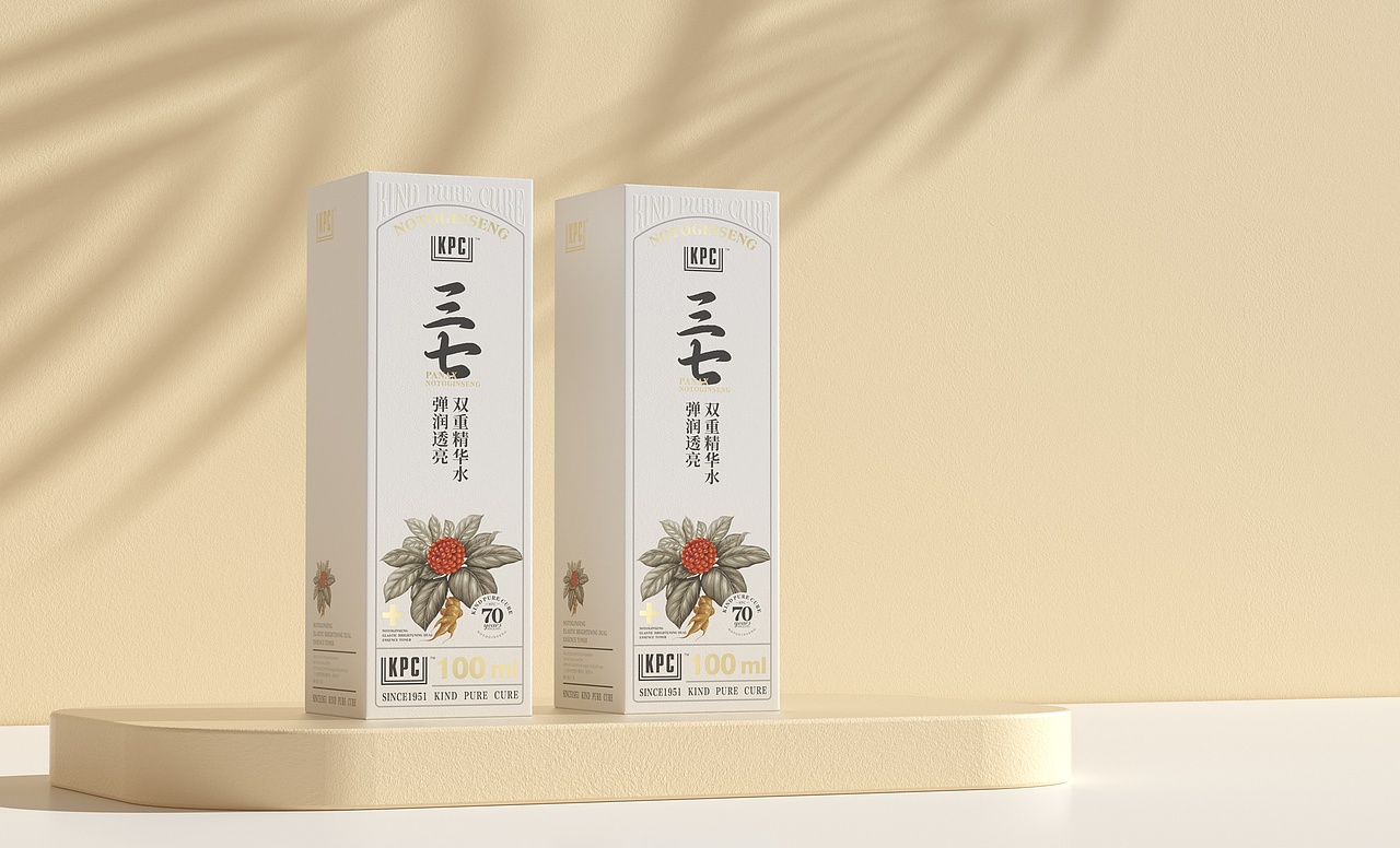 昆药×同道设计|传统VS新中式·KPG三七护肤系列（图ZMjkyNjYzNTQw） - 包装 - 站酷设计师同道设计SONG原创素材 - 站酷ZCOOL