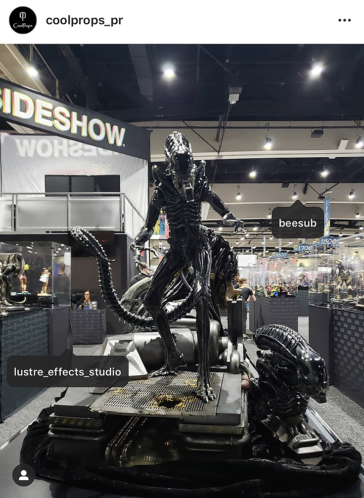 为CoolProps涂装1:3异形战士雕像发布（图ZMTc0MDc1NDQ4） - 手办/模玩 - 站酷设计师光澤作用工作室原创素材 - 站酷ZCOOL