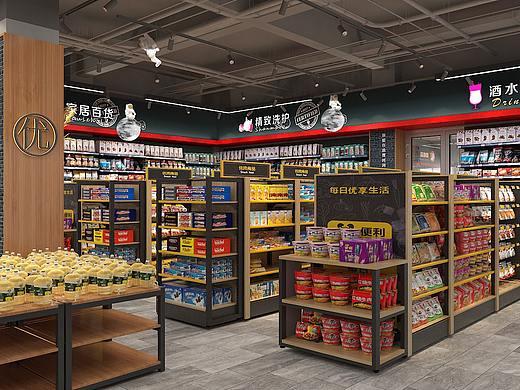 山东德州联强精品超市设计
