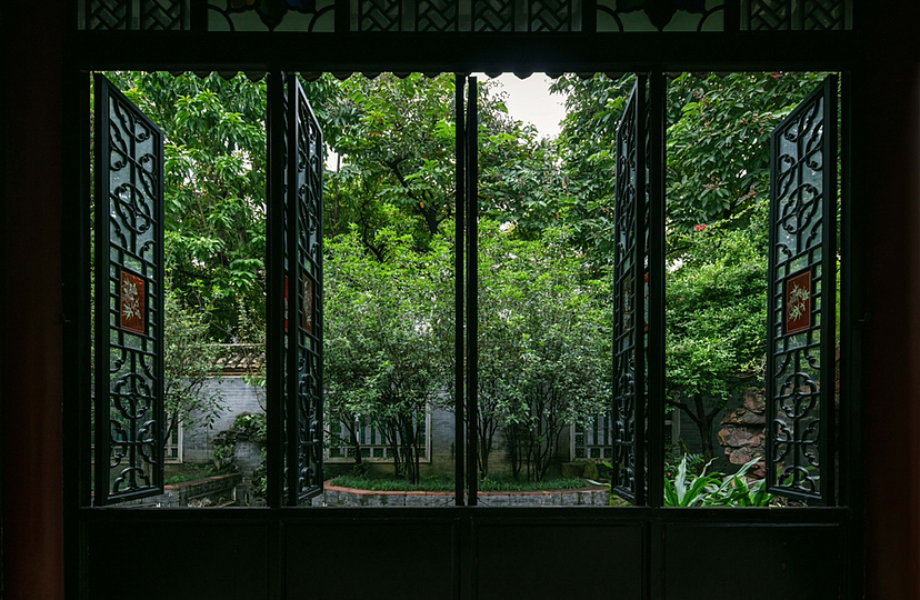 岭南园林冬日里的绿意