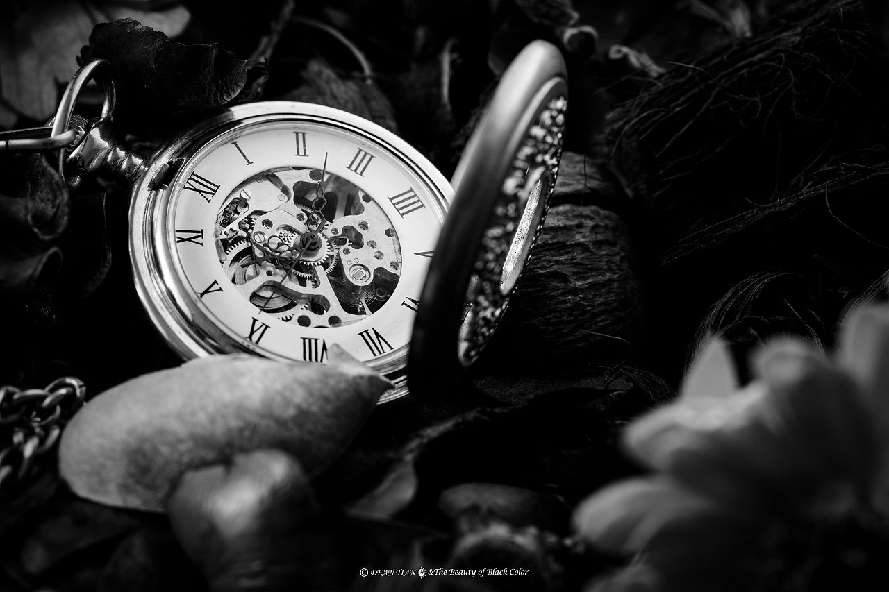 【黑彩瞬间摄影】复古怀表 黑白