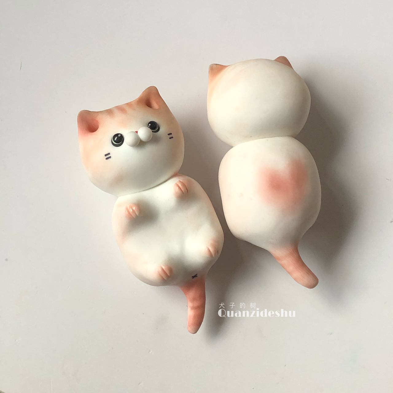 粘土制作萌小猫图片