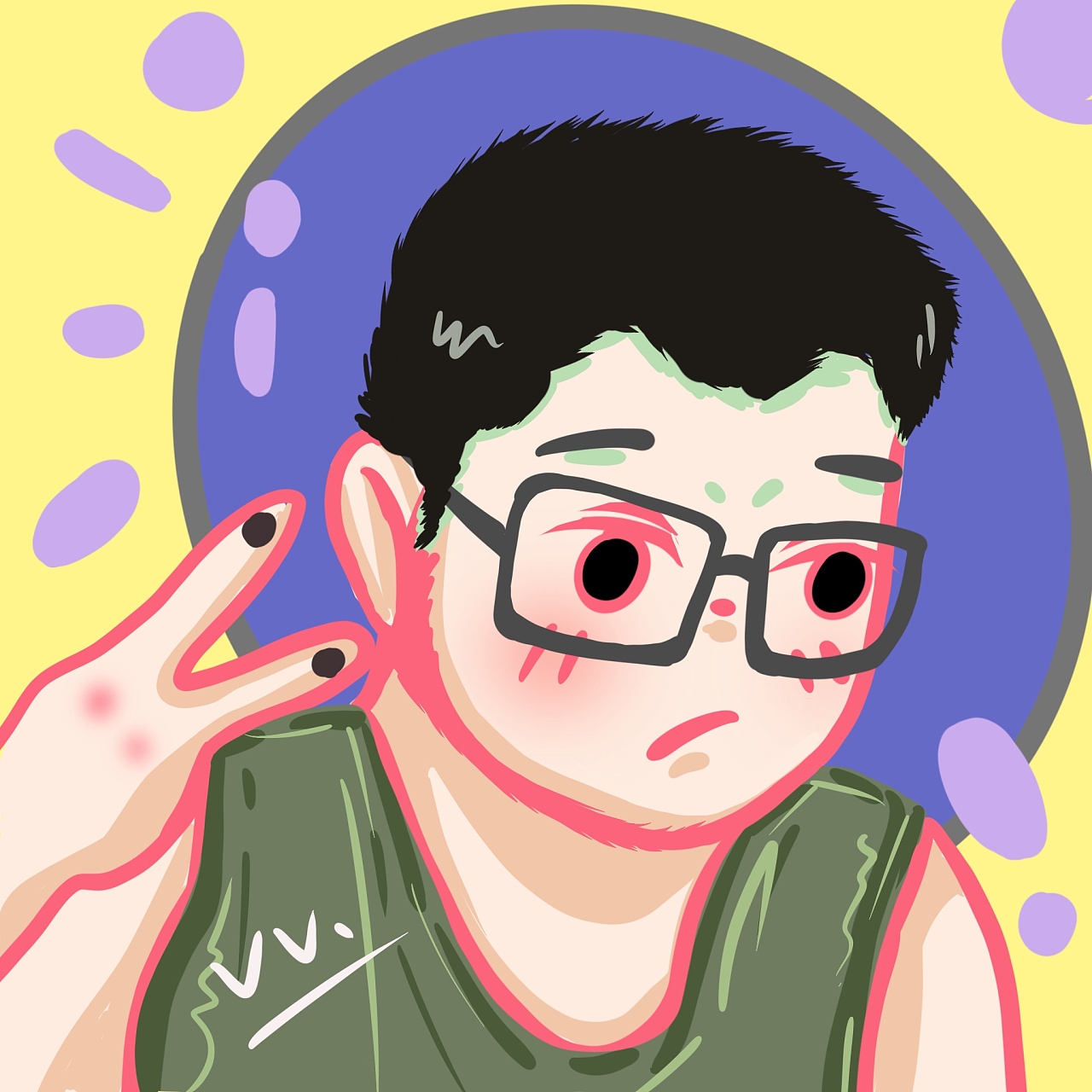 9月q版头像|插画|创作习作|vv造物记 - 原创作品 - 站酷 (zcool)