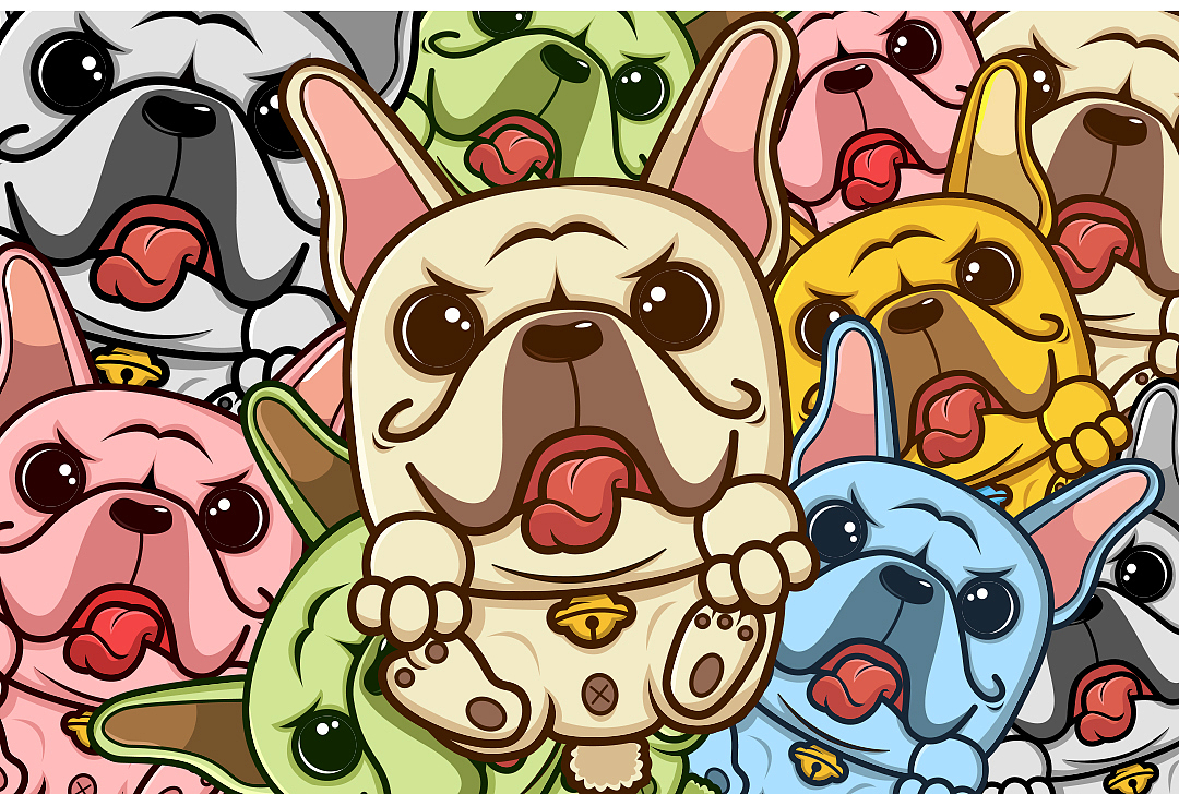 法斗插画习作（图ZMTQ2NjIyODE2） - 创作习作 - 站酷设计师tcyt1992原创素材 - 站酷ZCOOL