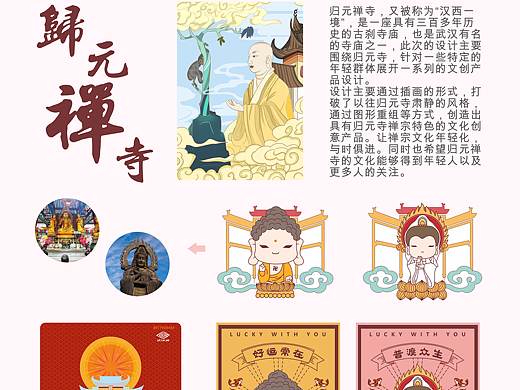 #2020青春答卷#归元寺文创产品设计的实践探究