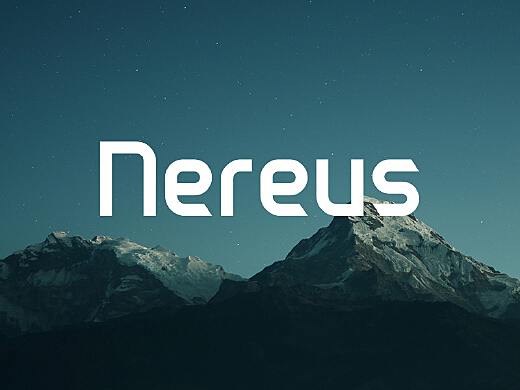 站酷首发 | 免费商用可变英文字体Nereus正式发布！