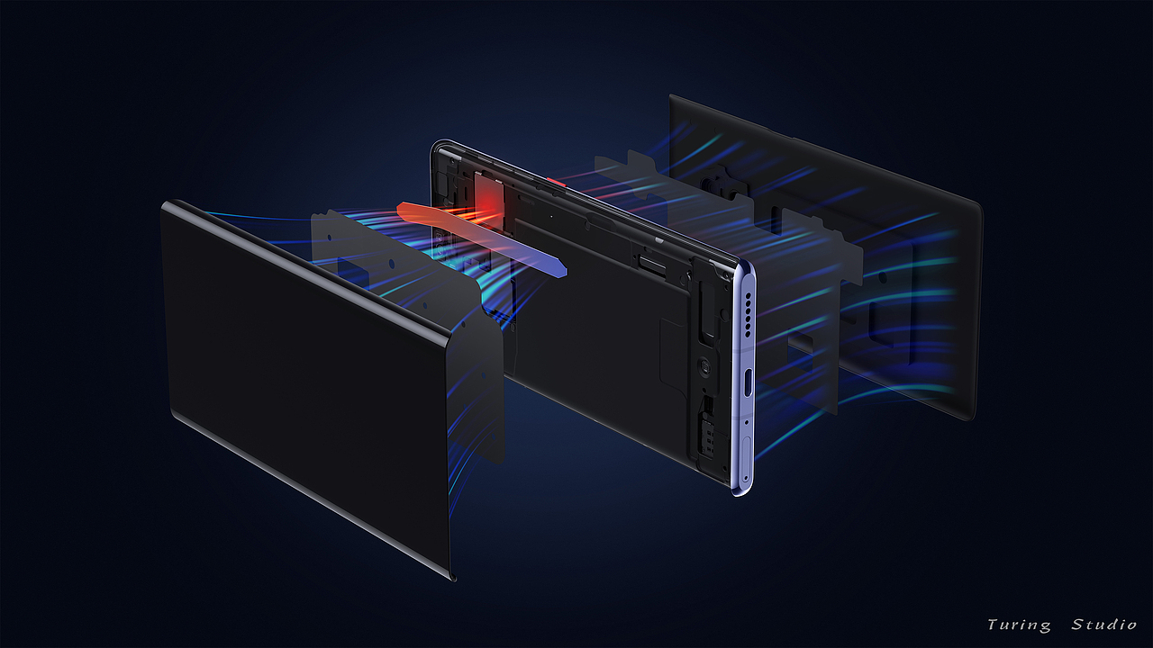 华为Mate30平面制作（爆炸图）（图ZMTc3NjU1NjQ0） - 产品摄影 - 站酷设计师Turing_Studios原创素材 - 站酷ZCOOL