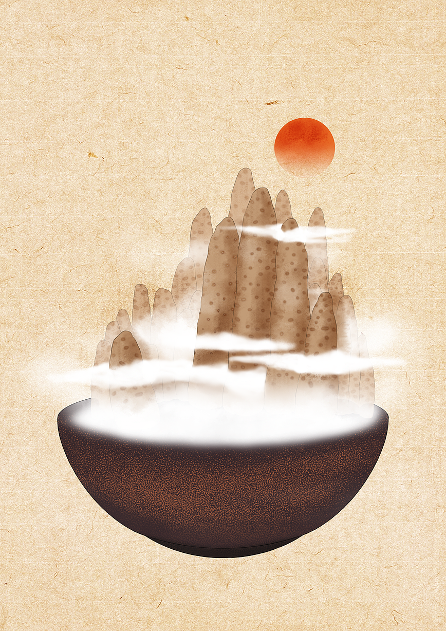 蔬菜江山图（图ZMTg3MDYxMzQ4） - 商业插画 - 站酷设计师青蘋白原创素材 - 站酷ZCOOL