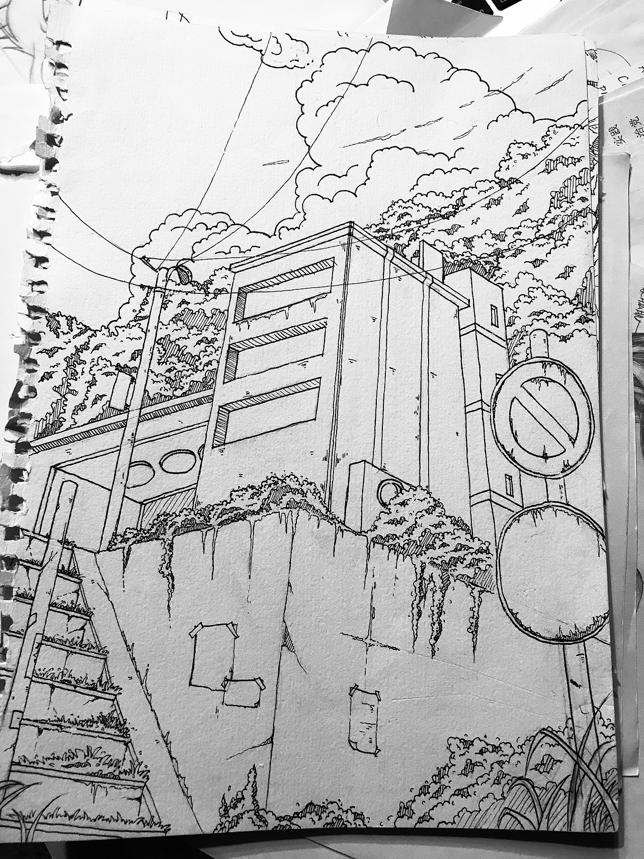 场景设计手绘稿（图ZMTQ1OTgwODI0） - 创作习作 - 站酷设计师Tristaland原创素材 - 站酷ZCOOL