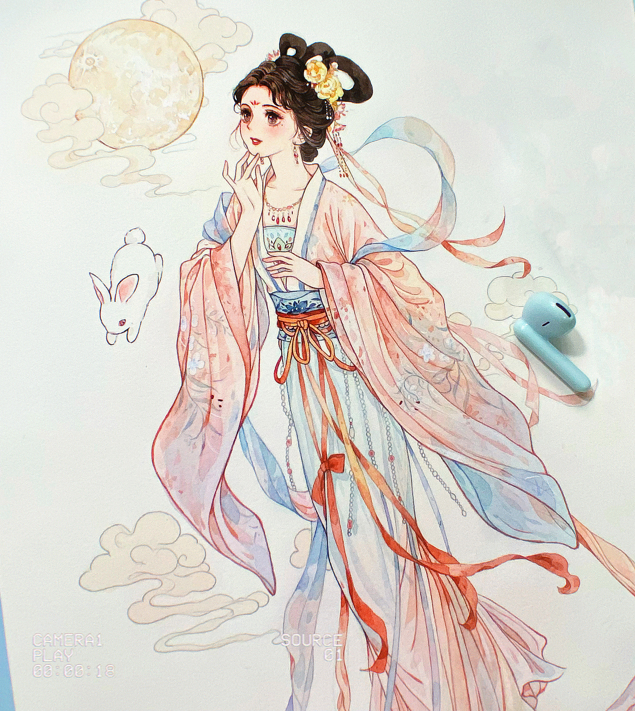 中秋系列之桂宫秋思（图ZMjc2ODUyMTg0） - 商业插画 - 站酷设计师官官an原创素材 - 站酷ZCOOL