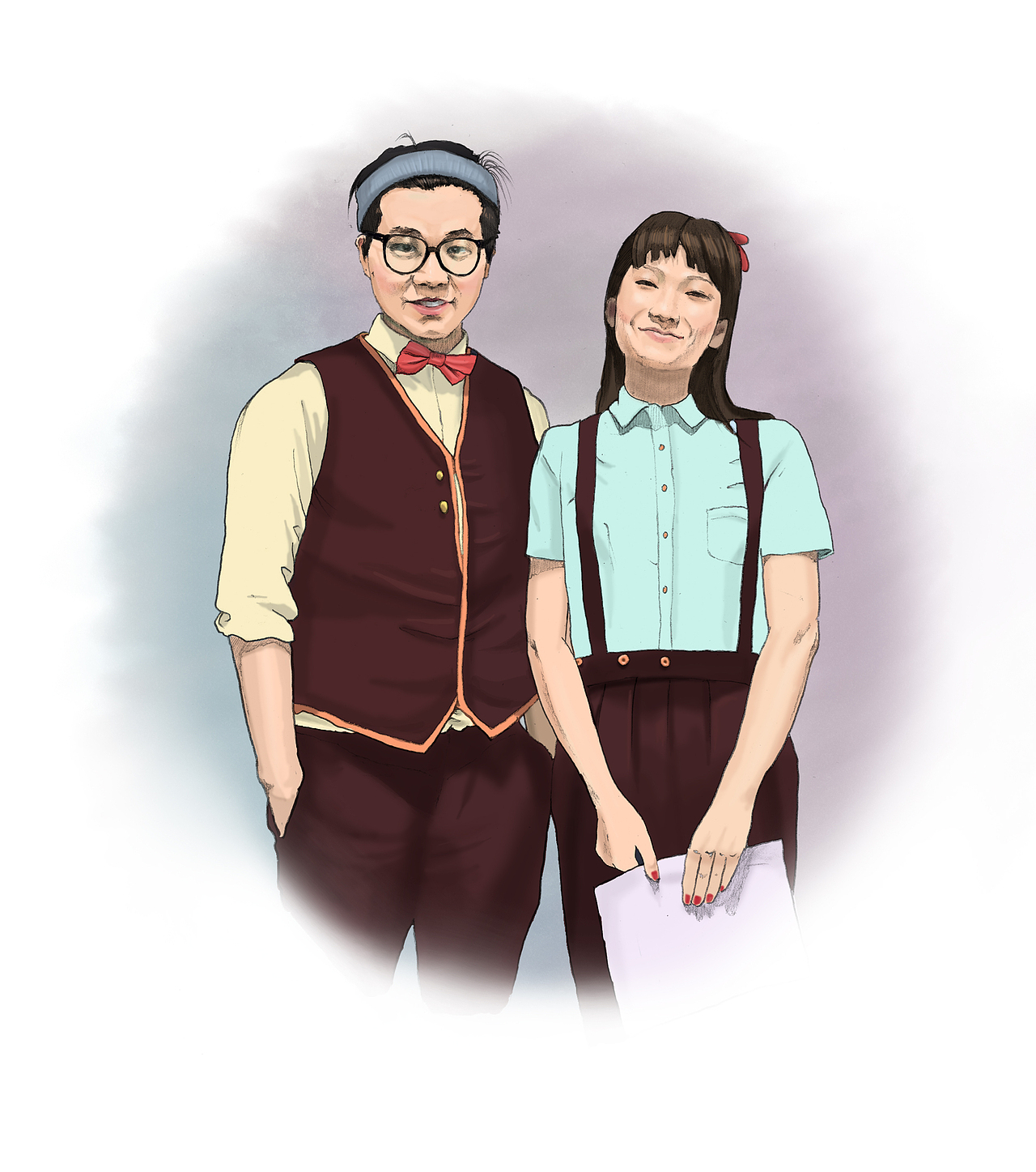 新年杂志插画设计（图ZMjU1MDEyMTI=） - 商业插画 - 站酷设计师乐大吉原创素材 - 站酷ZCOOL