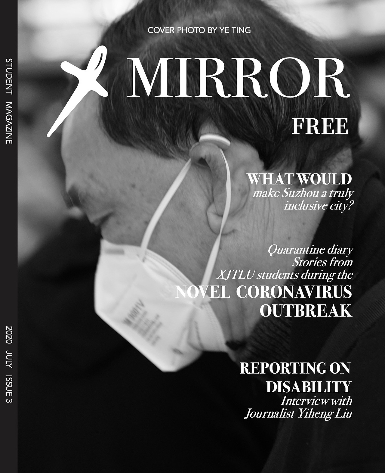 (平面设计）学生杂志 X mirror 03