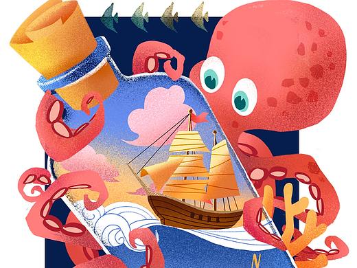 儿童插画（个人主页-ZNTY3MjcyNzY=） - 儿童插画 - 站酷设计师拾ye则落原创素材 - 站酷ZCOOL