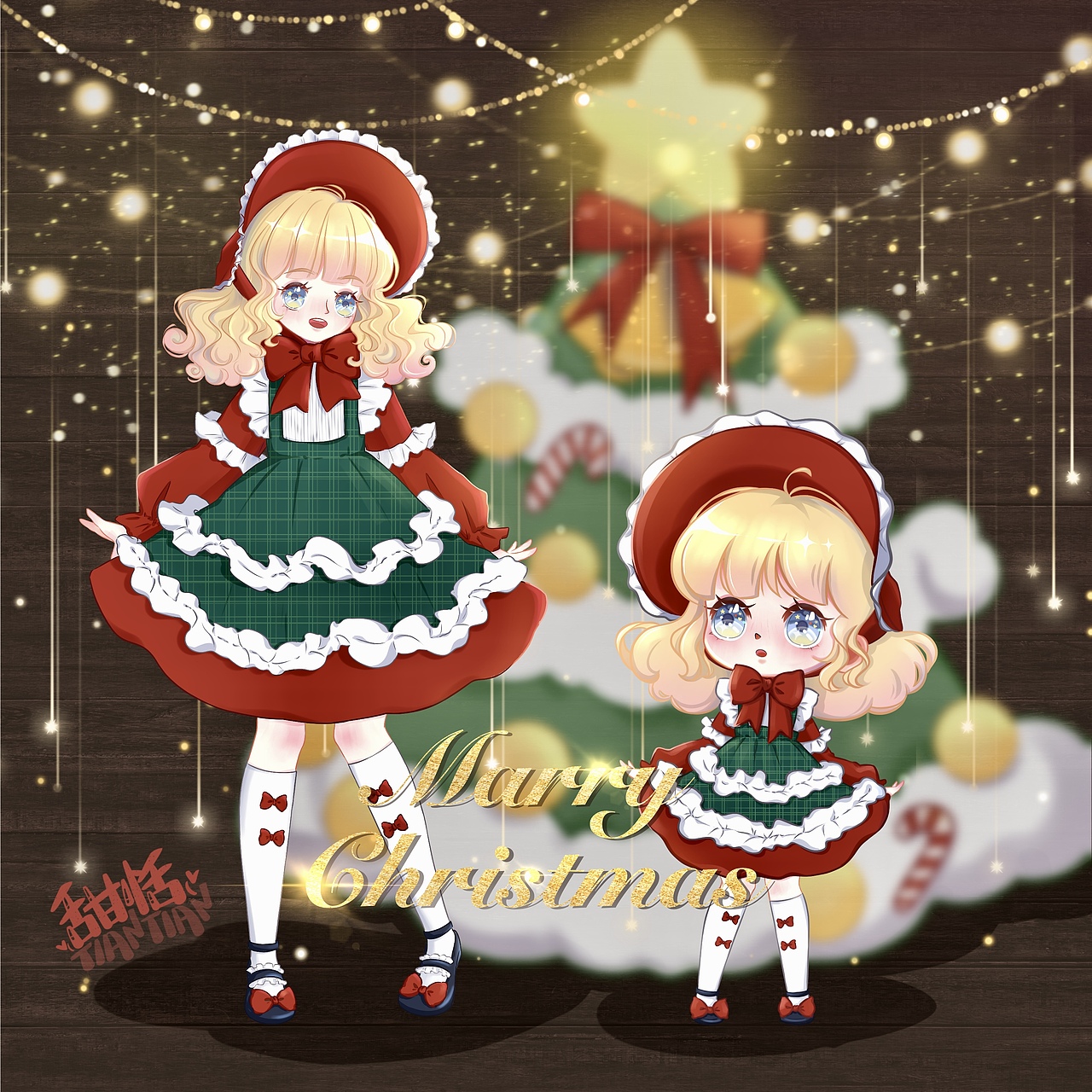 甜恬往期插画小总结