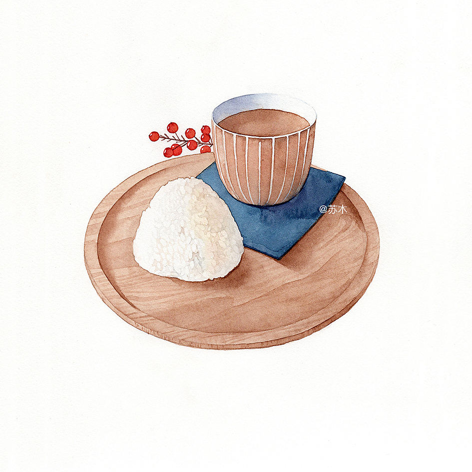 水彩和风美食（图ZNjg0MzAzOTI=） - 商业插画 - 站酷设计师苏木_Summer原创素材 - 站酷ZCOOL