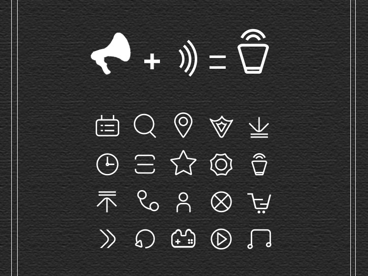 icon瀑布流_ColorsJo2-站酷ZCOOL