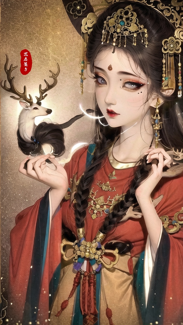 AI绘画(鹿)