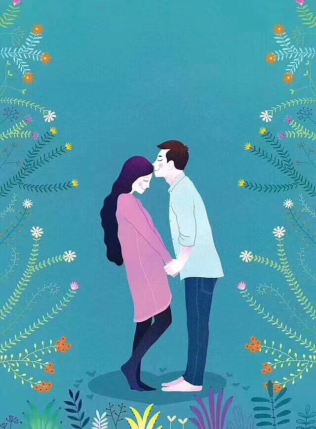 甜甜的插画哟💕