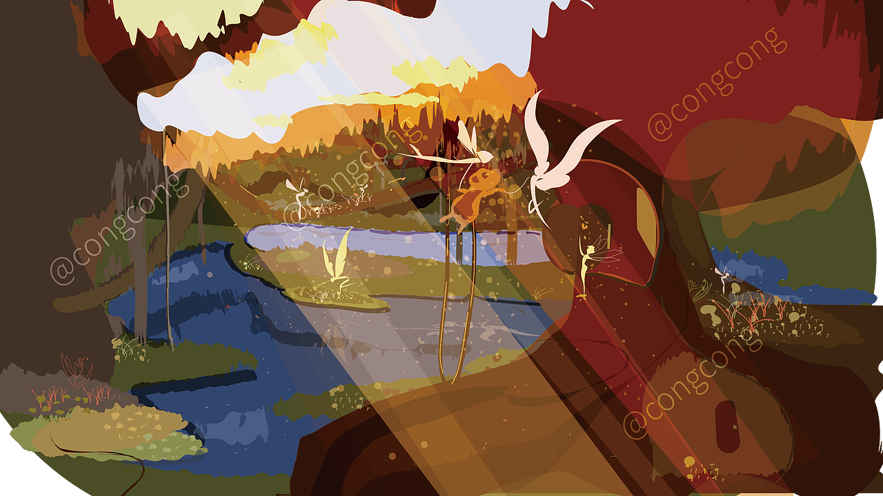 精灵鼠的世界-插画