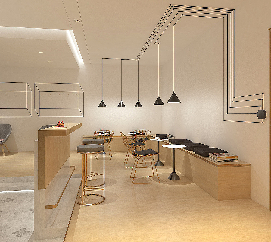 LA VIE EN PATISSRIE轻奢咖啡店设计 | 成都咖啡厅设计