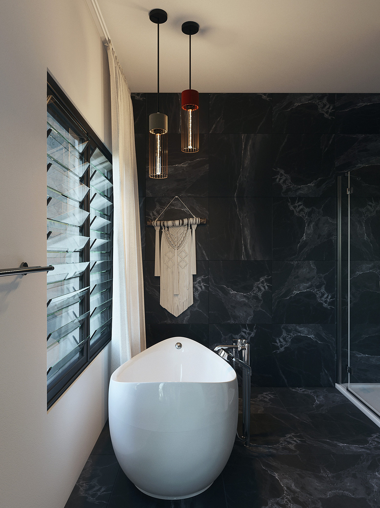 Pavilion house (exterior/interior) visualization